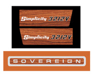 Simplicity 3212V Sovereign WoodGrain Decal