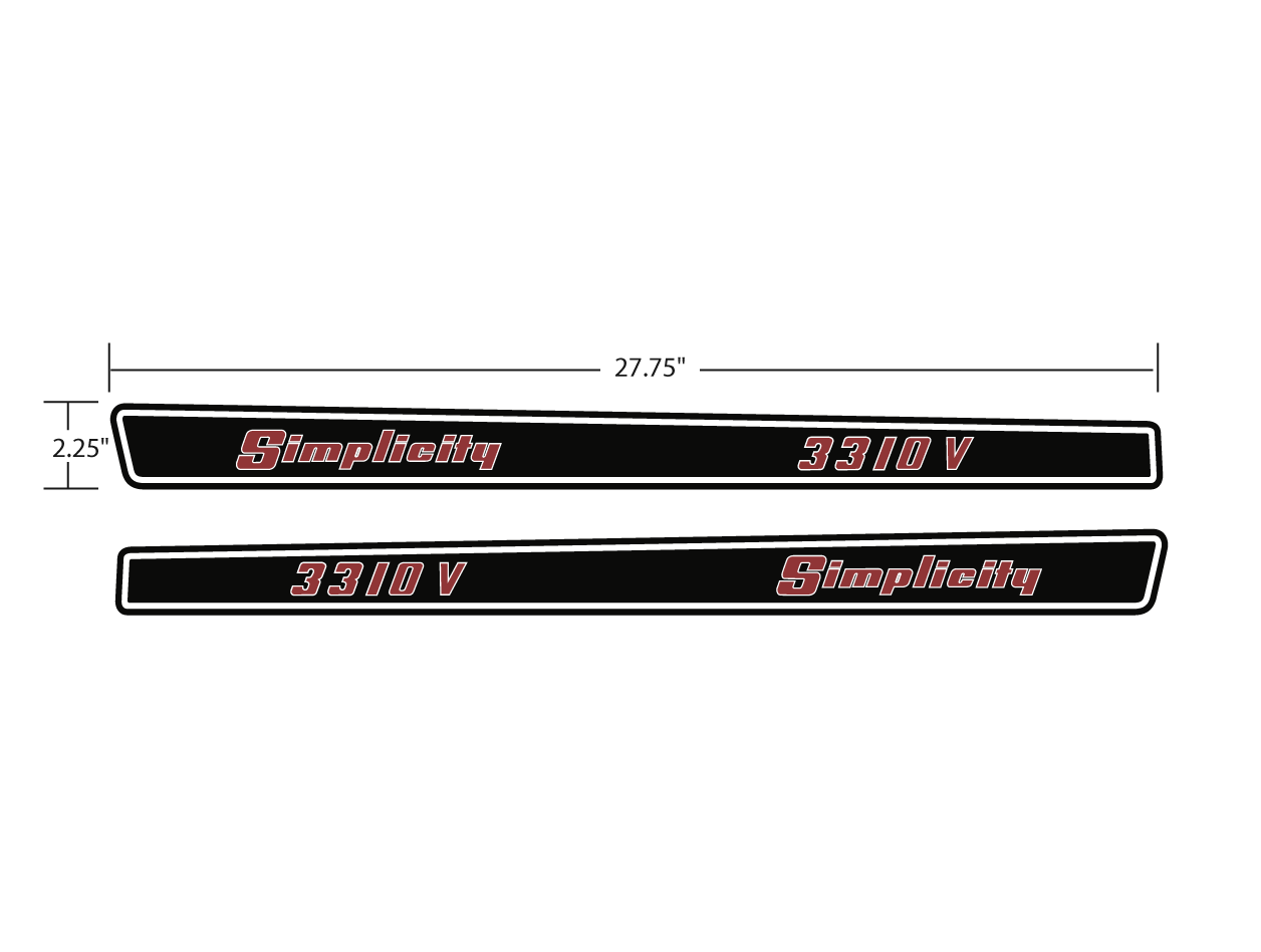 Simplicity 3310V Hood Decal – Vintage Reproductions