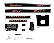 Simplicity 3314H Decal Kit