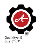 Ariens Gear Wheel Decal 3” Diameter