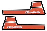 Simplicity 4211 Pre-1983 Lawn Tractor Decals with Allis Tagline