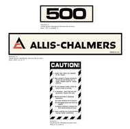 Allis Chalmers Ark 500 Loader Decals