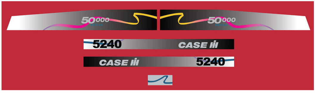 CASE 5240 Hood Decals