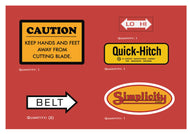 Simplicity Wonder Boy 575 Decals