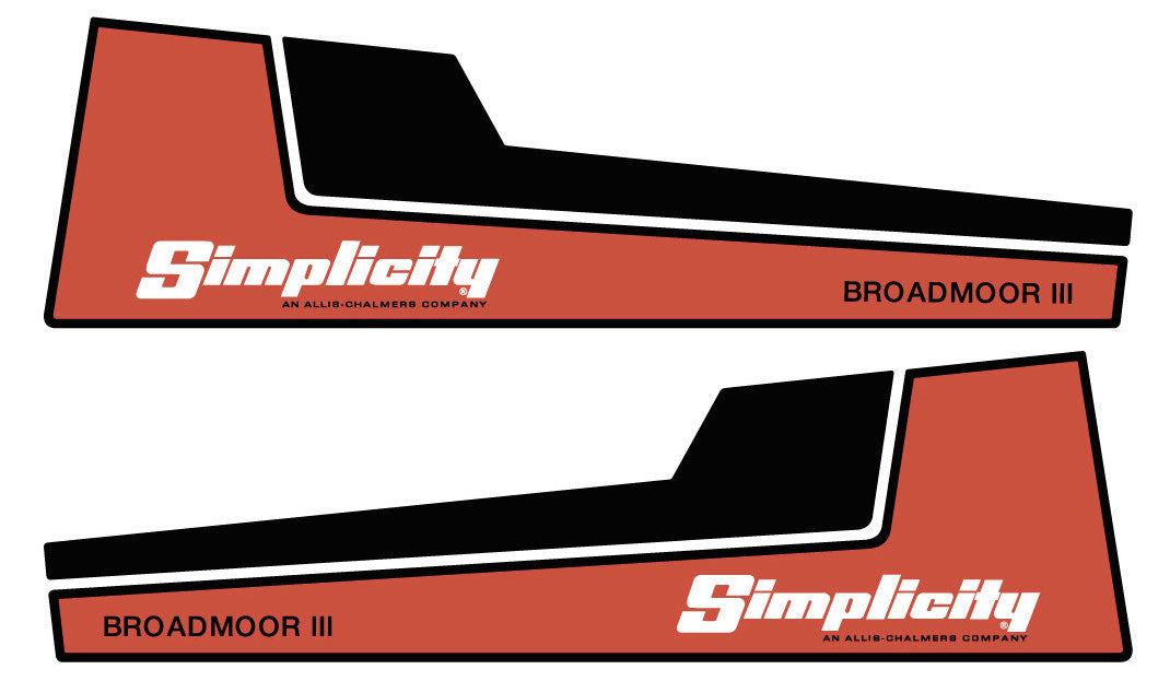 Simplicity 6118 Broadmoor III Hood Decals – Vintage Reproductions