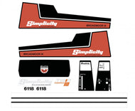 Simplicity 6118 Broadmoor III Decal Kit
