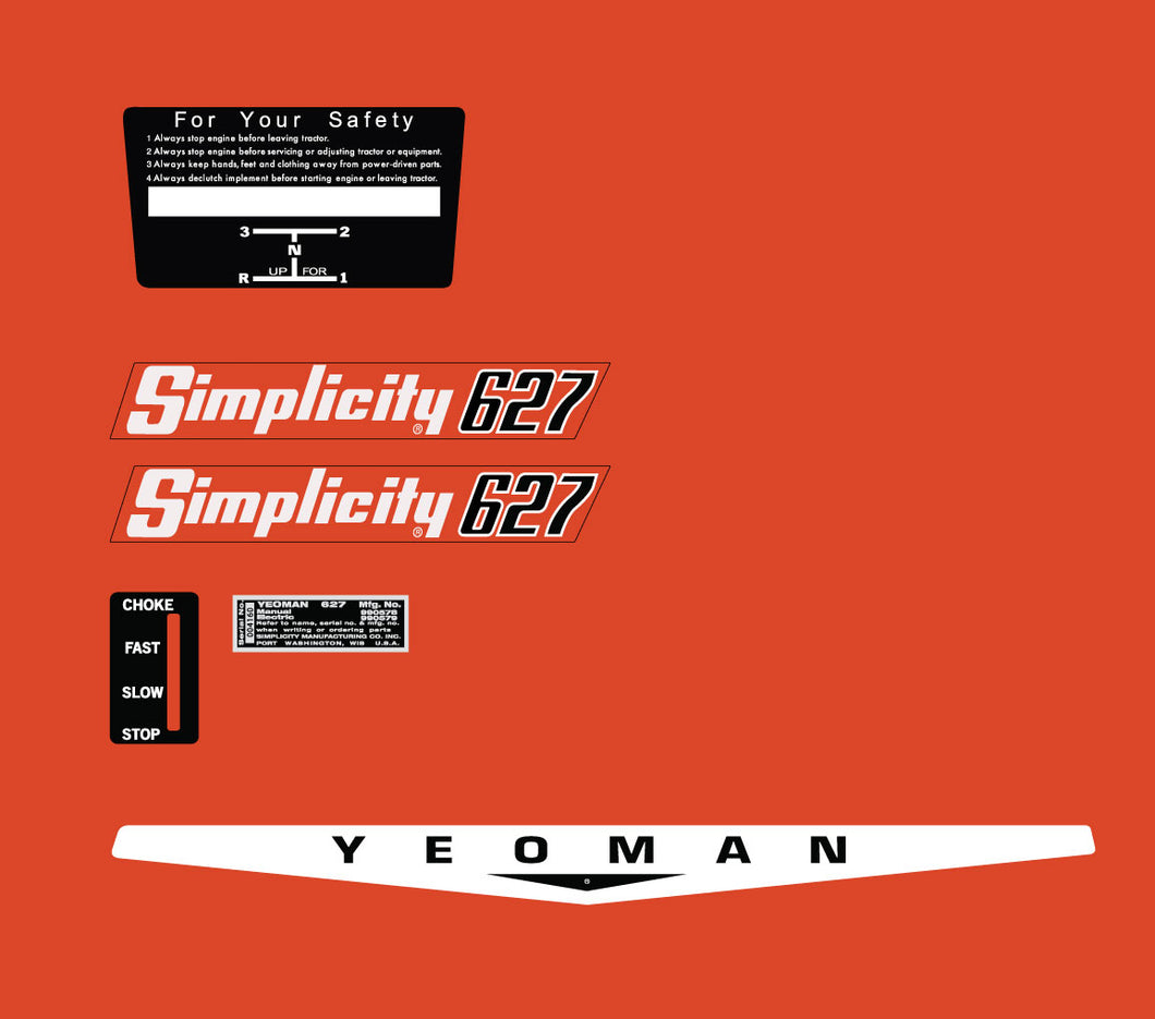 Simplicity 627 Yeoman