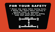 Simplicity 637 Yeoman For Your Safety Decal