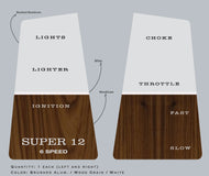 SEARS 1967 Super 12 Dash Decal