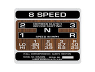 SEARS SS 12 (Wood grain 2nd option) Dash Decal