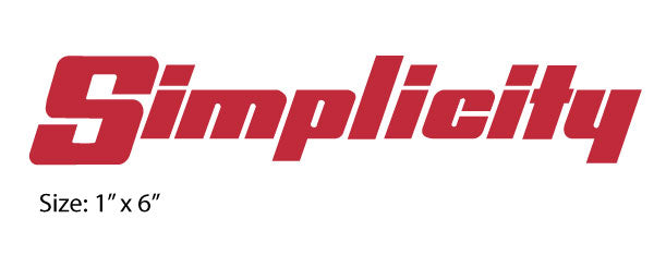Simplicity series red Logo  6