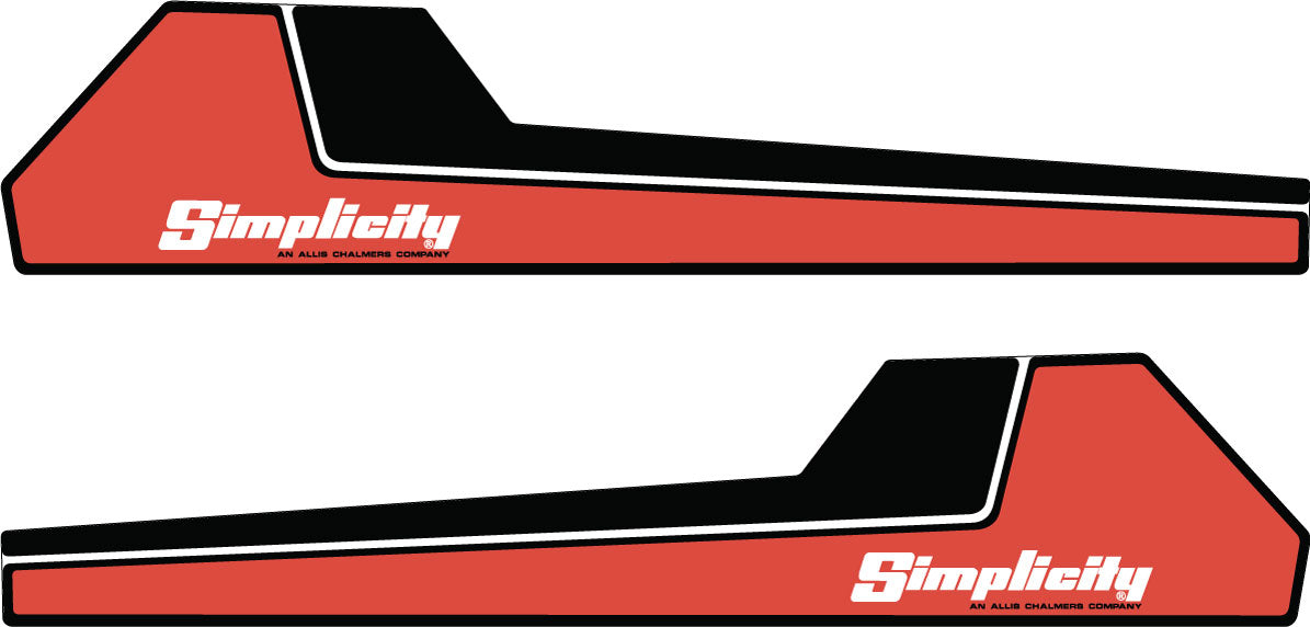 Simplicity 7000 Series Hood Decal – Vintage Reproductions