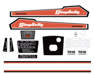 Simplicity 7016 Hydrostatic Sovereign Kit
