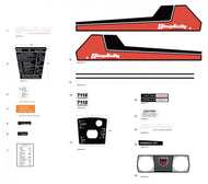 Simplicity 7112 Hydrostatic Decal Kit