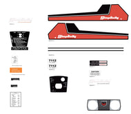Simplicity 7112 Six Speed Decal Kit
