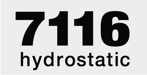 7116 Hydrostatic Decal