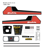 Simplicity 7000 series 7117 hydro kit 1987-1991