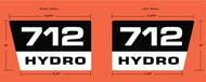 Allis Chalmers 712 Hydro Hood Decal