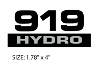 Allis Chalmers 919 Hydro Brush Alum Decal