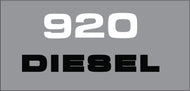 Deutz Allis 920 Diesel Hood decals