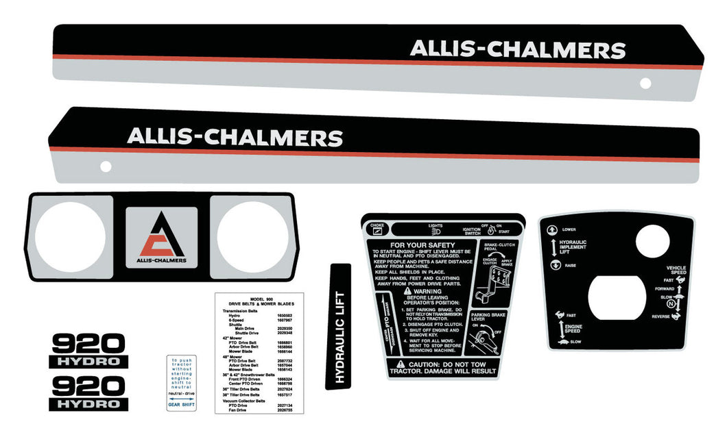 Allis Chalmers 920 Hydro Kit