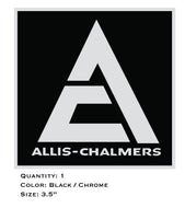 Allis Chalmers Front Grill Chrome Decal