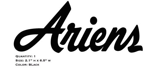 Ariens 7HP Snow Blower “Ariens” Logo Decal