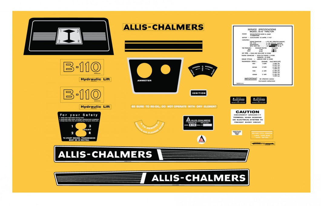 B-110 (Late) Allis Chalmers Kit