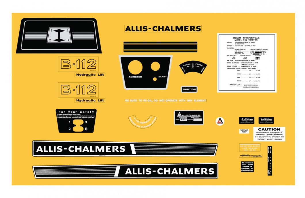 B-112 (Early) Allis Chalmers Kit