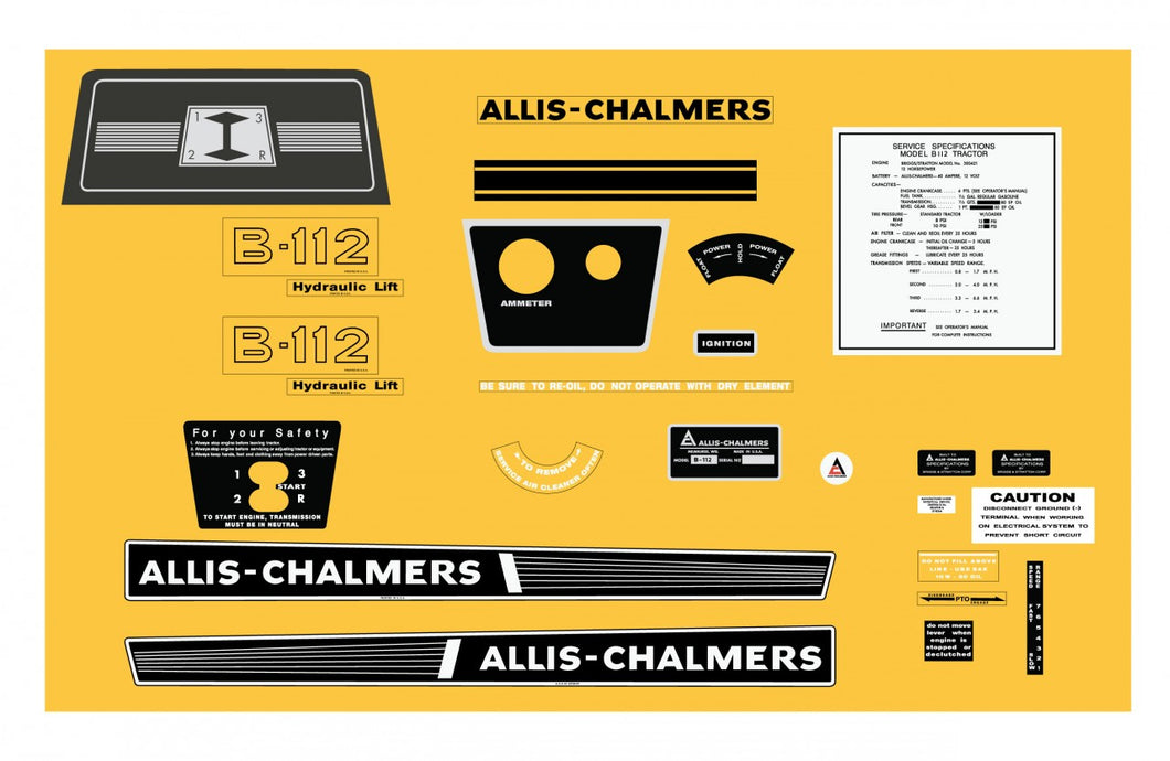 B-112 (Late) Allis Chalmers Kit