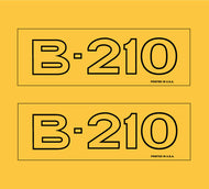 B-210 Hood emblems