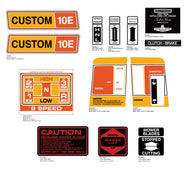 SEARS Cutom 10E Lawn Tractor decals