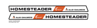 Allis Chalmers 1972-73 Homesteader 6HP hood decals