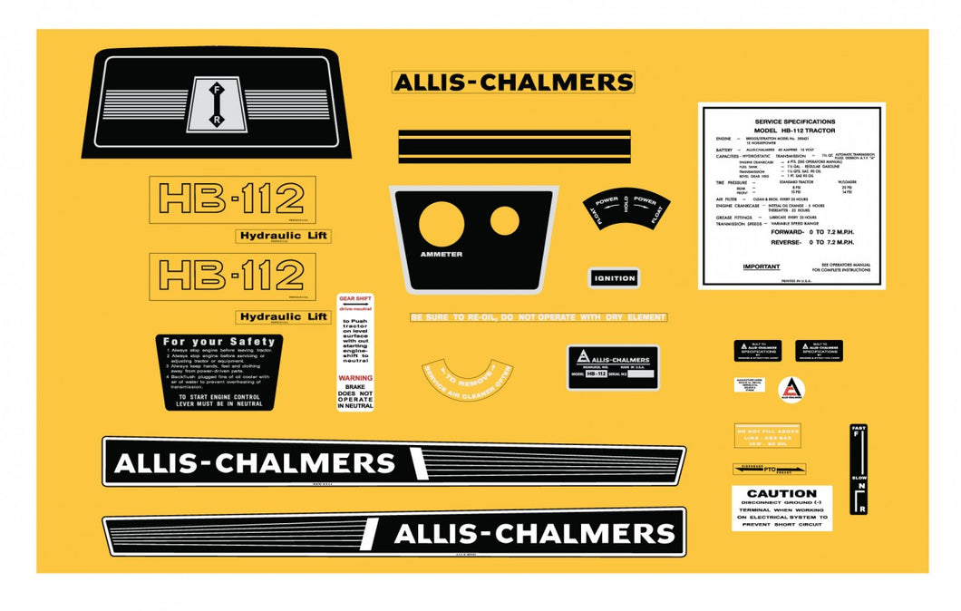 HB-112 Allis Chalmers Kit