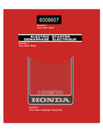 Honda HR214 Lawn Mower Decals