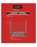 Honda HRA216 Lawn Mower Decals
