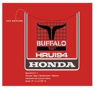 Honda HRU194 Lawn Mower Decals