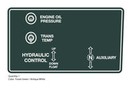 Bolens HT23 Pressure / Temp. Decal