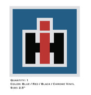 International Blue Logo Decal