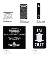 SEARS Suburban Assorted Decals