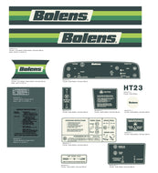 Bolens HT23 1985-87 Full Decal Set
