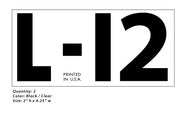 Allis Chalmers L-12 Front Loader Decal