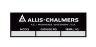 Allis Chalmers Model No.