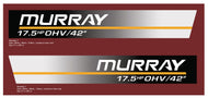 Murray 17.5hp Hood Decals