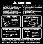 Allis Chalmers 720 info decal