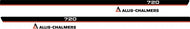 Allis Chalmers 720 Hood Decals