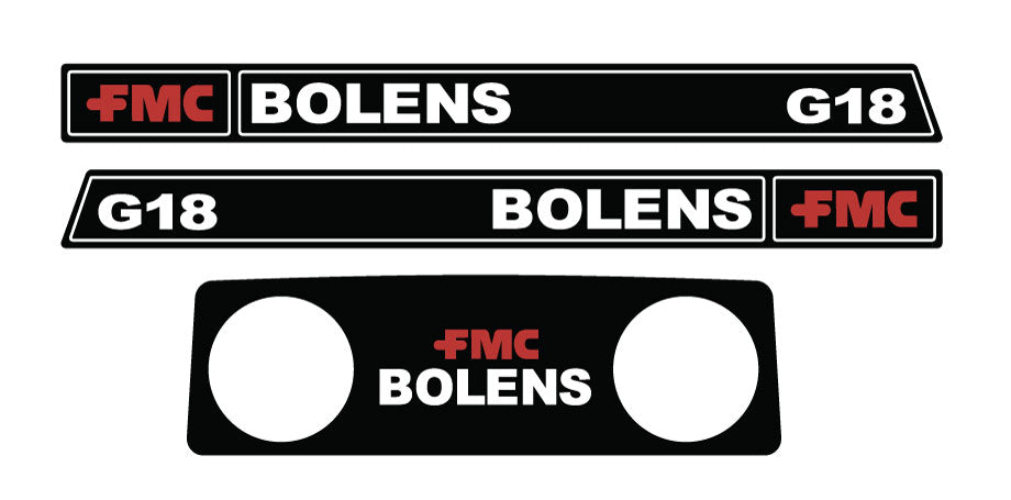 Bolens FMC G18 decal kit