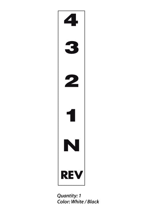 Ariens 1965-1974 10000 & 910000 Series Gear Selector Decal – Vintage ...