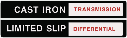 Cast Iron Transmission Limited Slip decal