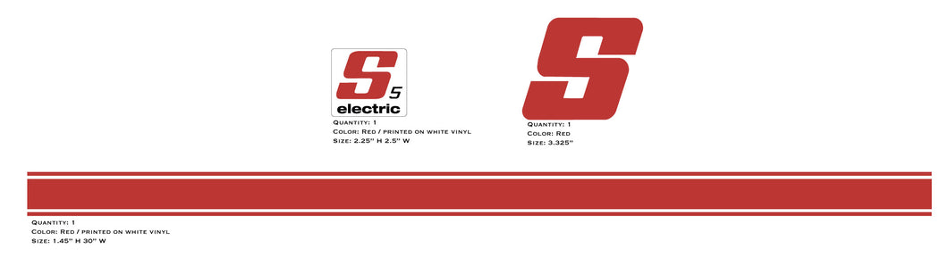 Simplicity S5 Electric Snowblower Hood and Chute Decals – Vintage ...